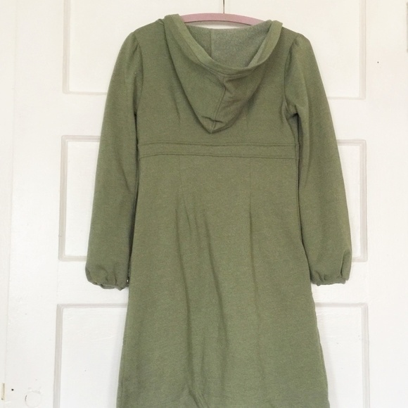 Mon Petite Oiseau Empire Waist Soft Hooded Dress with Pockets - Picture 5 of 7